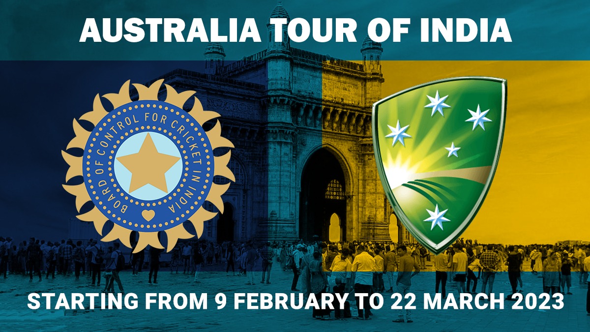 australia tour of india schedule and venue