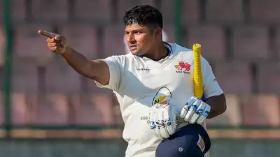Sarfaraz Khan's Debut Brilliance: Anil Kumble Impressed by 62-Run Knock in Third Test