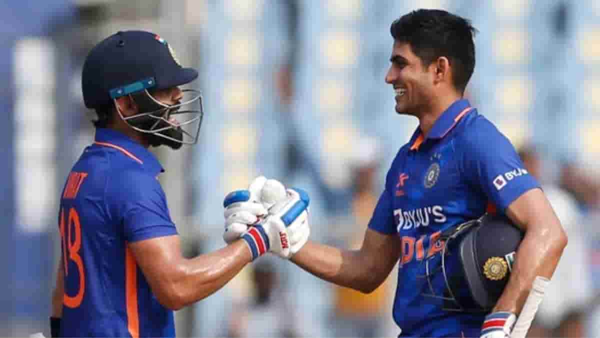 Virat Kohli reacts to Gill's first T20I century, calls him 'Sitara'