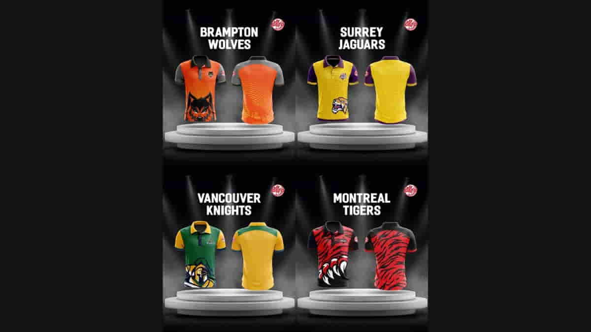 Bold colours and bolder ambitions: Global T20 Canada unveils team jersey