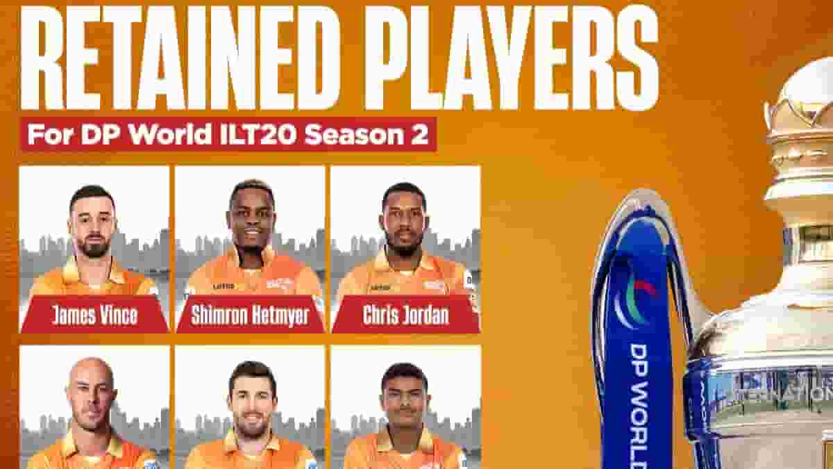 Gulf-Giants-Retains-11-Players-Ahead-Of-Second-Season-Of-ILT20