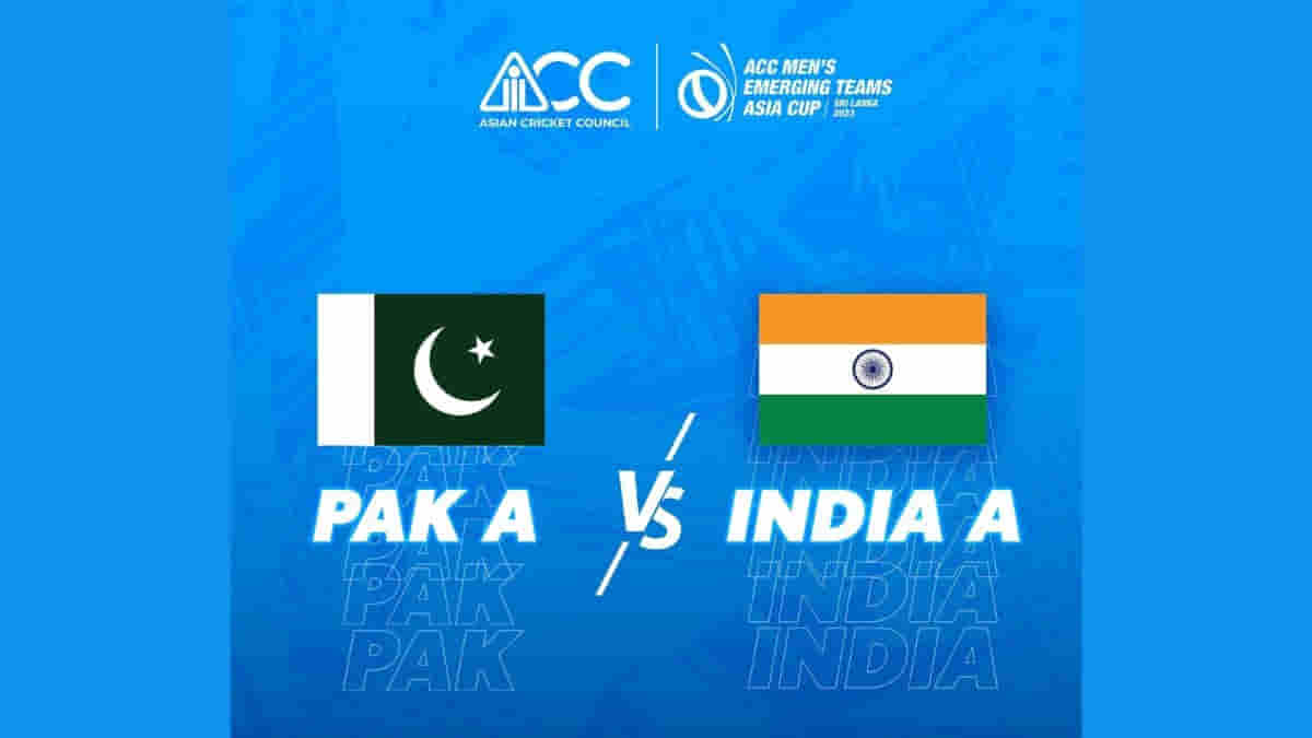 India A face Pakistan A in ACC men’s emerging Asia Cup 2023 on Wednesday