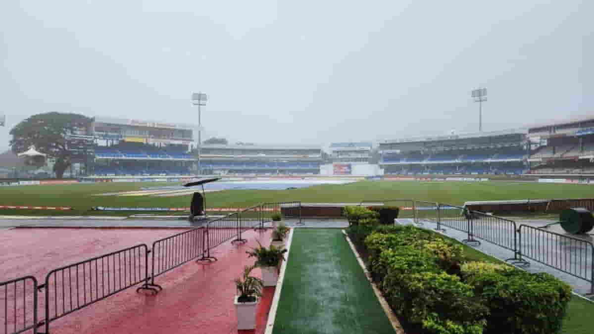 WI v Ind: Second Test ends in a draw as rain washes out fifth day's play
