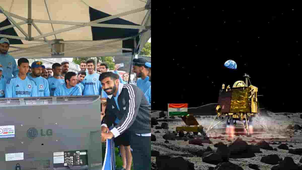 Indian Cricketers Celebrates Historic Moment as Chandrayaan-3 Successfully Landed on Moon