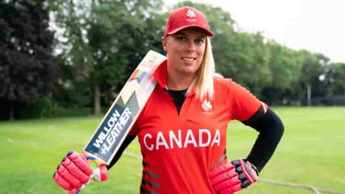 Danielle McGahey creates history and becomes the first transgender to play International cricket