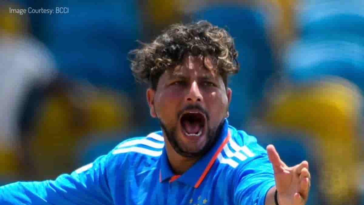 Kuldeep Yadav starred for India in the first ODI against West Indies. Photo credit Delhi Capitals