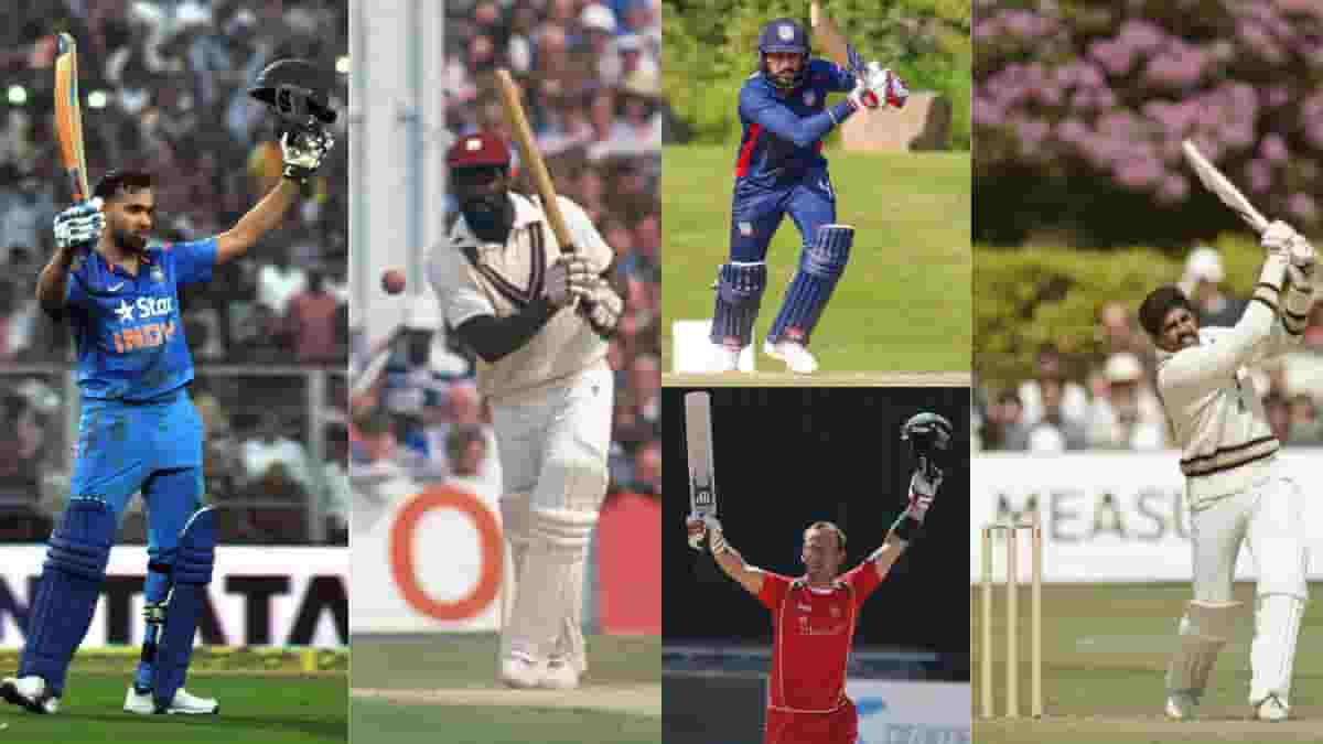 What are the highest scores as per batting position in ODIs?