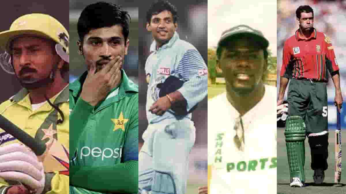 Top ten cricketers who have been banned by the cricket board