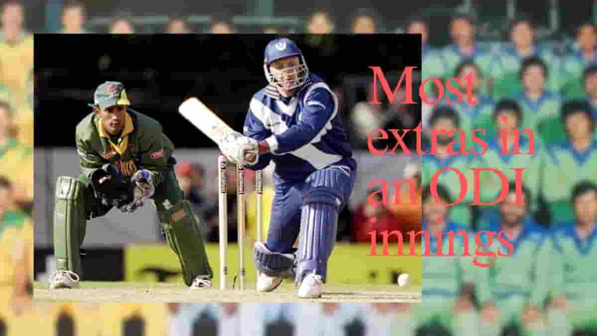 ODI Records: Which teams have given the most extras in an innings?