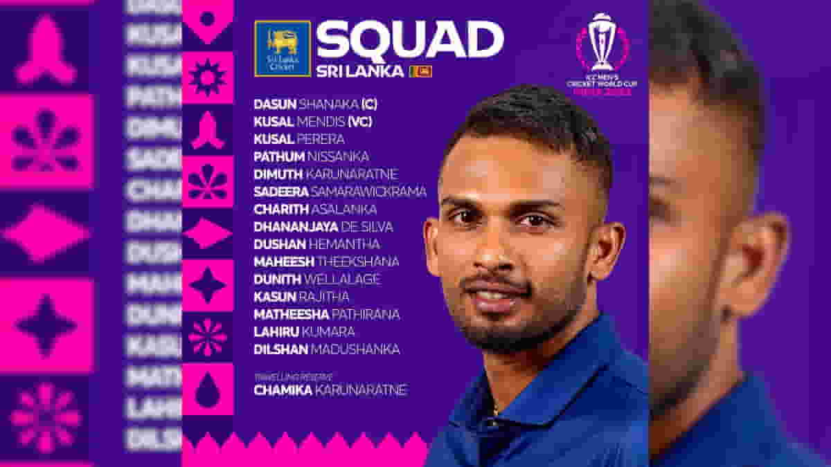 ODI World Cup 2023: Sri Lanka announces squad, Hasaranga and Chameera ruled out
