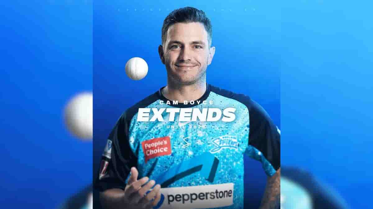 Big Bash Star Cameron Boyce Becomes First Adelaide Strikers Player to Re-Sign