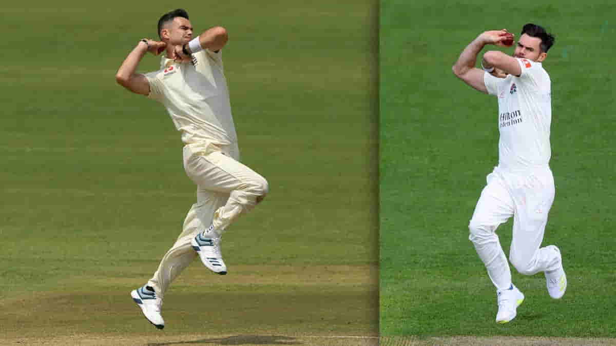 England fast bowler James Anderson