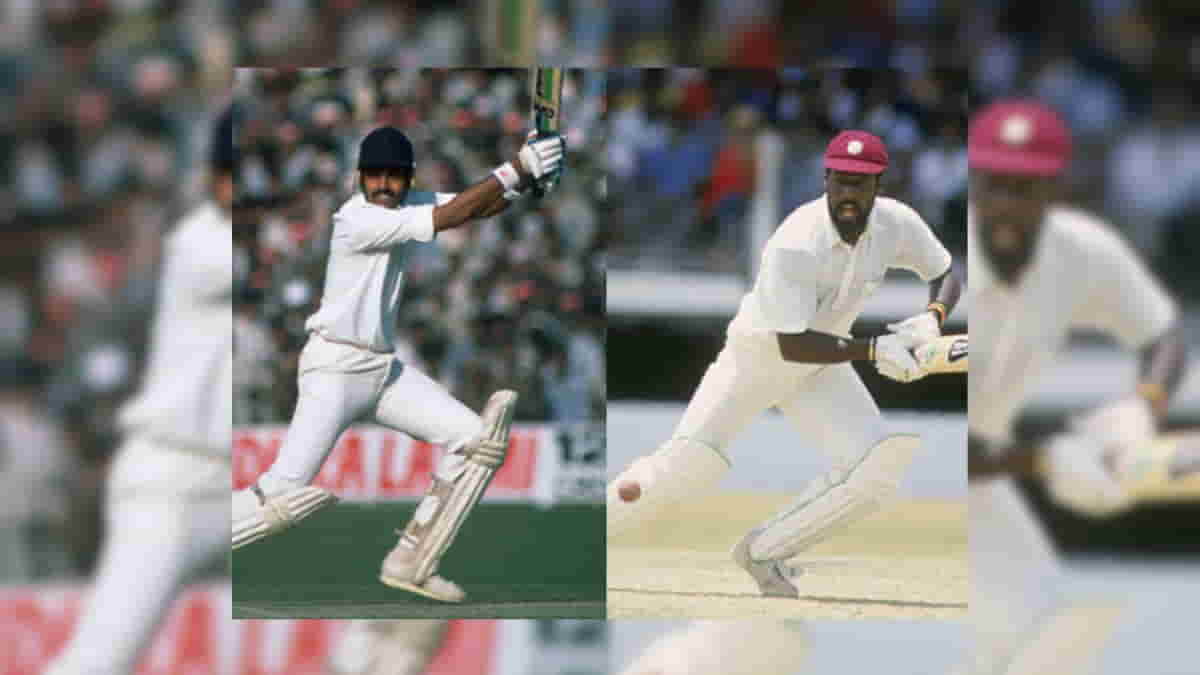 West Indies vs India 1987 test match (Photo source: X)