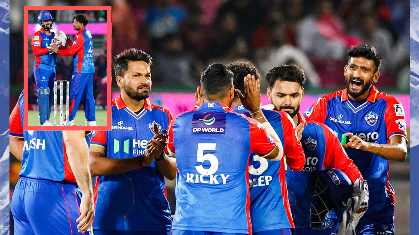 Kuldeep Yadav grabs Rishabh Pant's hand to make DRS sign