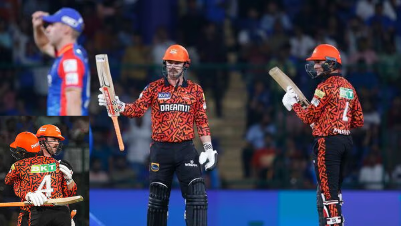 DC vs SRH- Travis Head and Abhishek Sharma