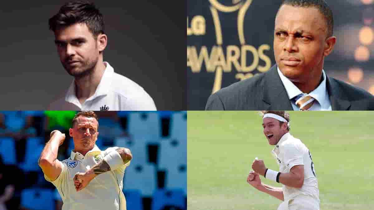James Anderson celebrates a wicket – Legendary Fast Bowlers in Cricket