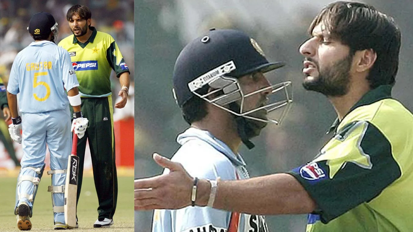 Gautam Gambhir vs Shahid Afridi