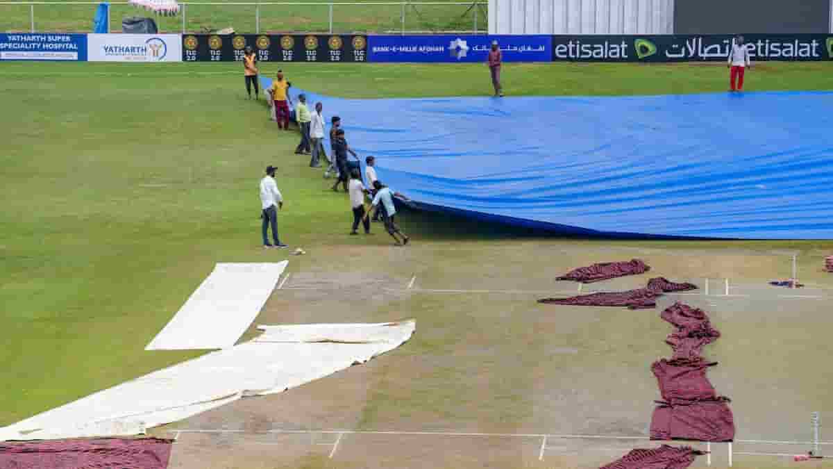 Afghanistan vs. New Zealand Test Match Abandoned Due To Rain
