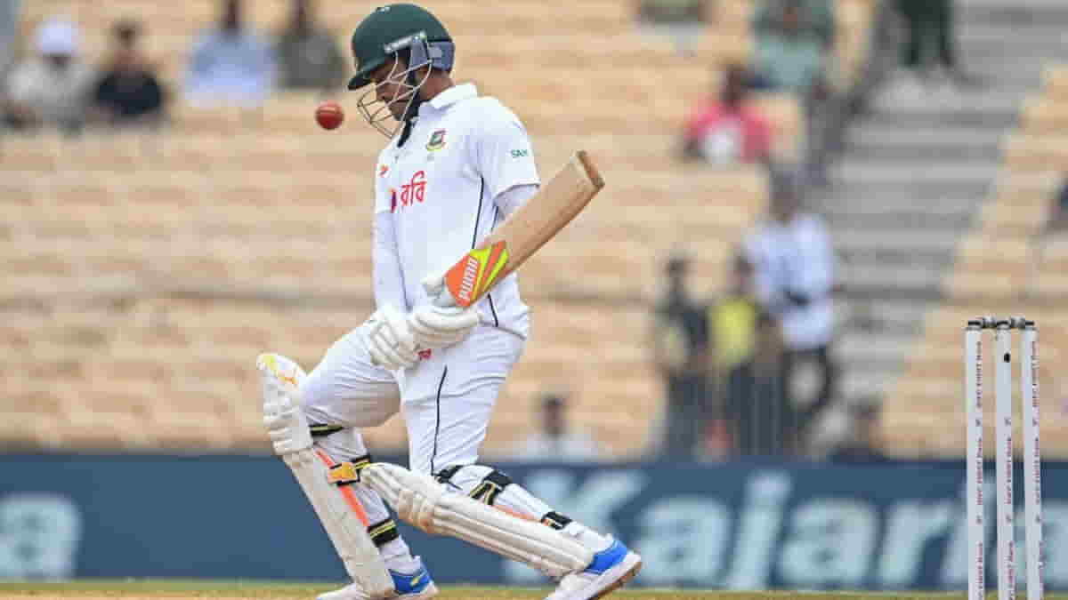 IND vs BAN: Here's Why Shakib Al Hasan Was Biting His Strap While Batting During The Chennai Test