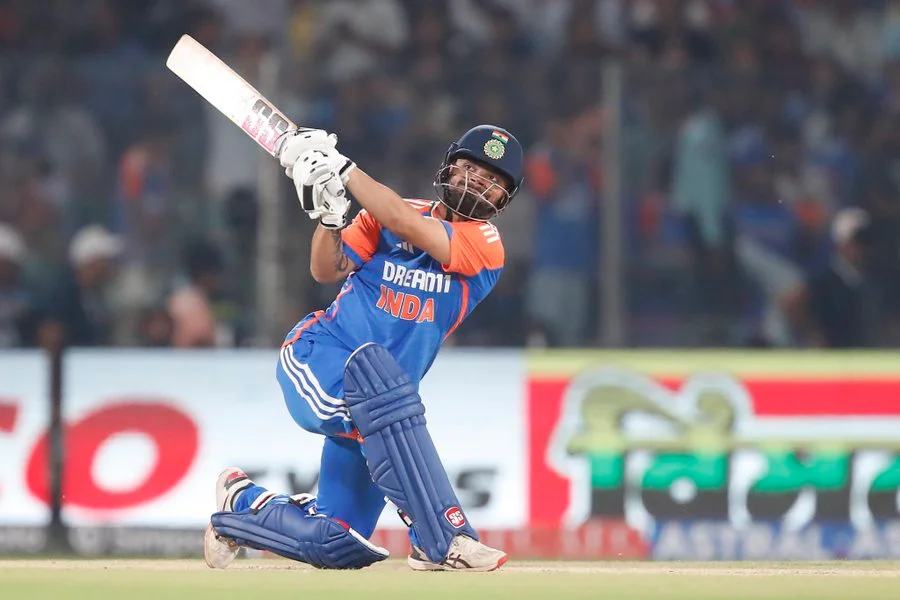 WATCH - Rinku Singh Celebrates Fifty Against Bangladesh By Pointing To His ‘God’s Plan’ Tattoo