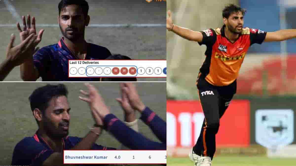 Bhuvneshwar Kumar: Cracks Hat-Trick In SMAT 2024-25