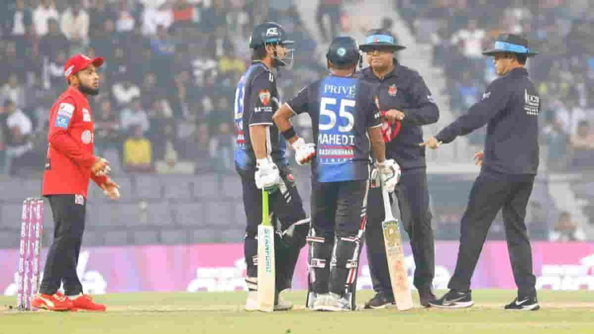 BPL 2025: Mahedi Hasan Given Out For Obstruction On Field By Nurul