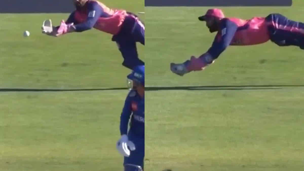 SA20: Dinesh Karthik Takes An Extravagant Catch At The Age Of 39