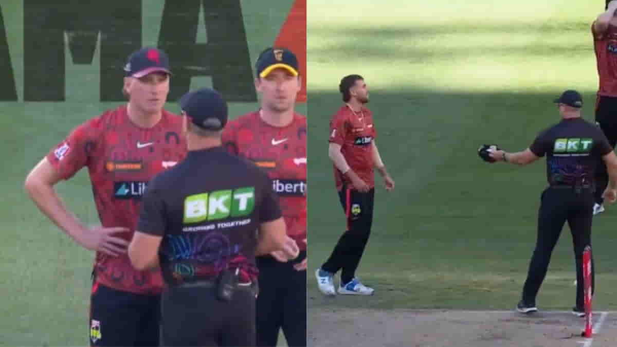 BBL 2025: 2 Bowlers Penalized By Umpires (Credits- ESPN)
