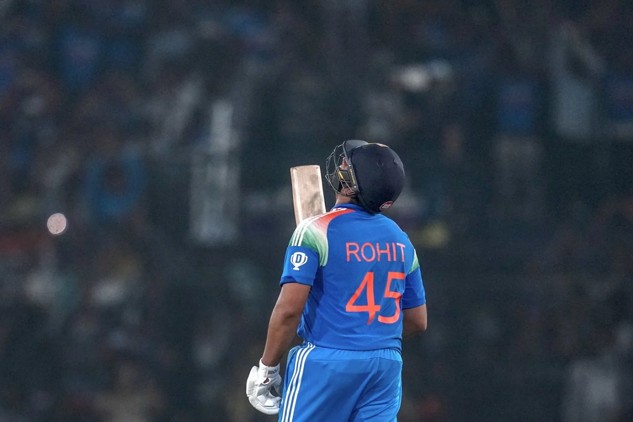 Rohit Sharma Near The 11,000 Run Milestone (Credits- ESPN)