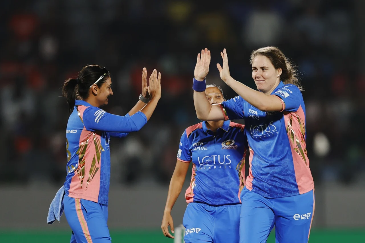 MI vs GG WPL 2025: Mumbai Grabs An Easy Win With 5 Wickets (Credits- ESPN)