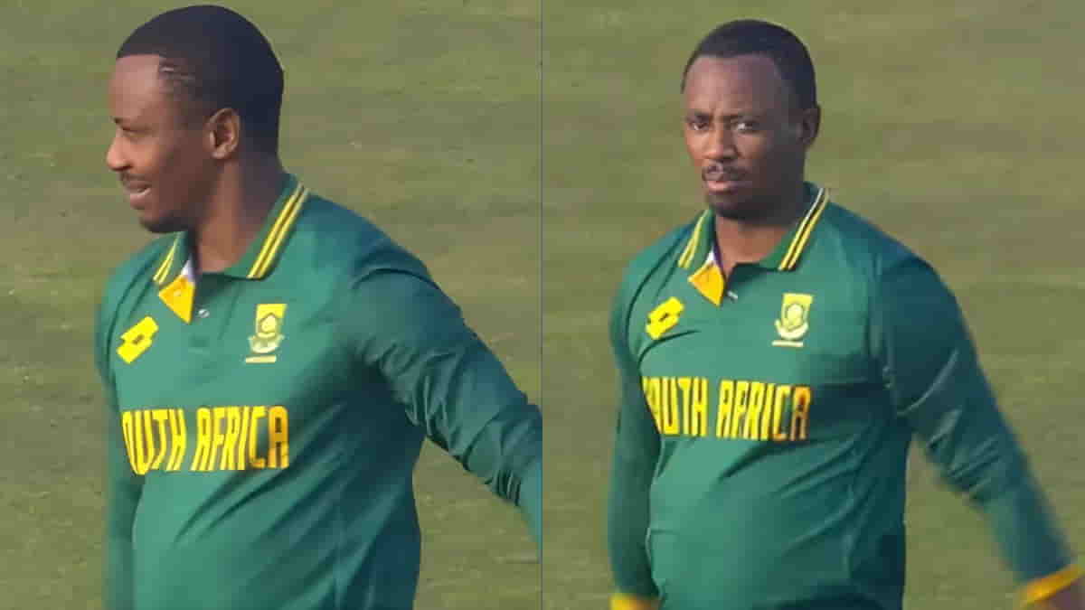 South Africa's Fielding Coach Stepped In Field