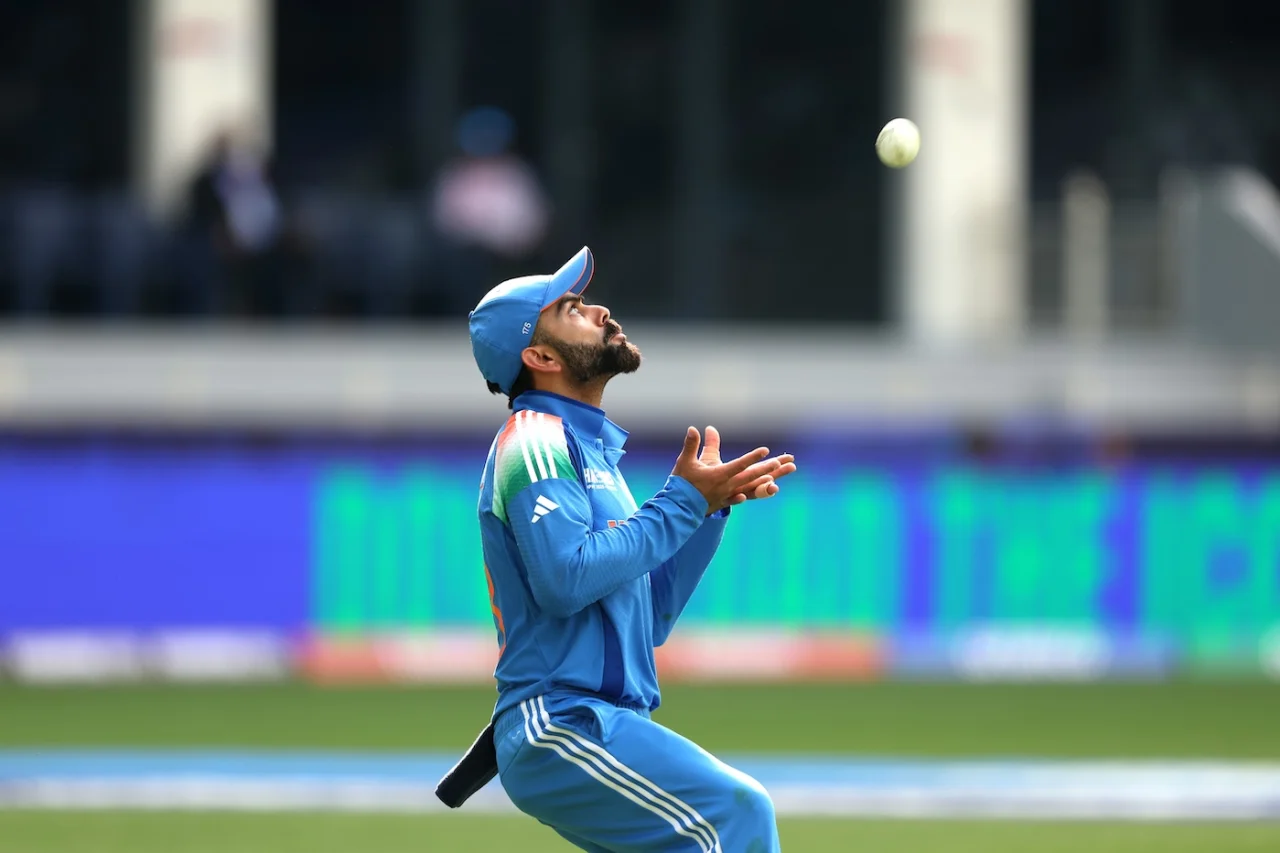 Virat Kohli Sets New Fielding Milestone In Champions Trophy 2025 (Credits- ESPN)