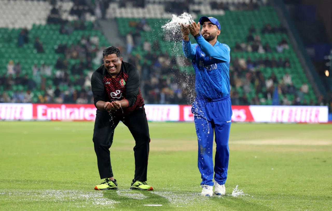 Champions Trophy 2025 AFG vs AUS: Rain Ruins The Match (Credits- ESPN)