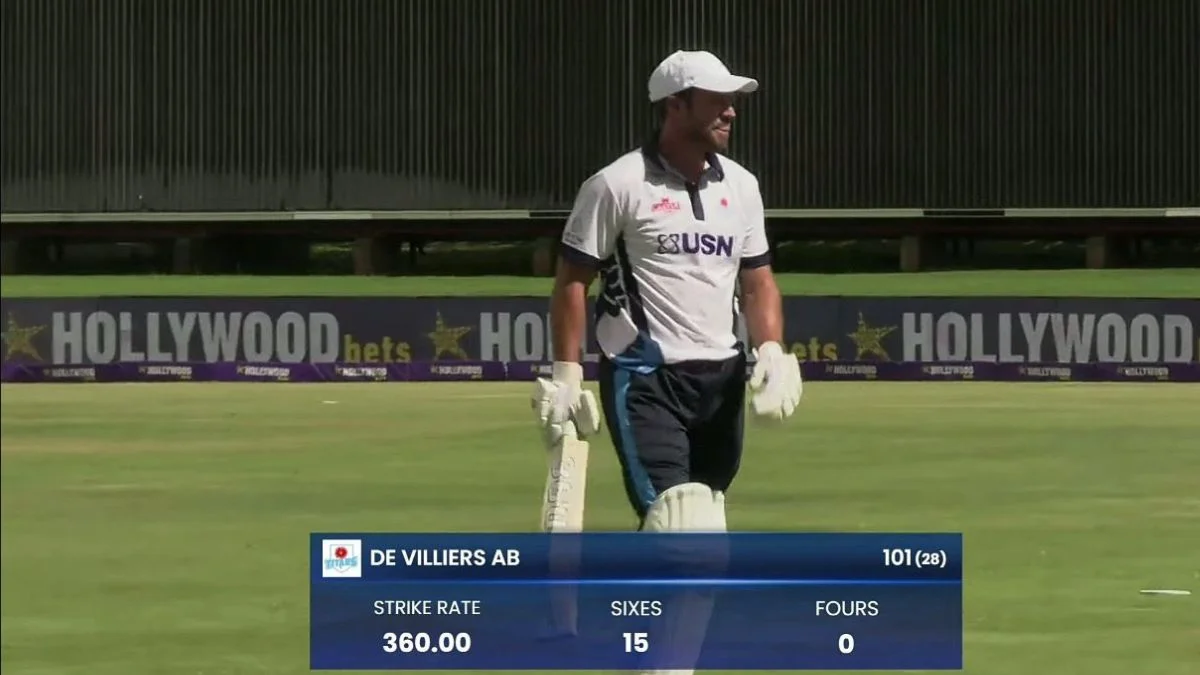AB de Villiers: Fiery Century In 28 Balls, Check Out The Innings