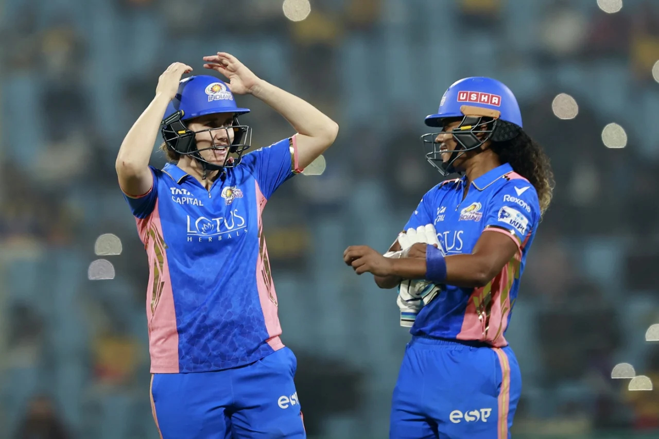Mumbai Indians Win Over UP Warriors by 6 Wickets in WPL 2025 Lucknow Match (Credits- ESPN)