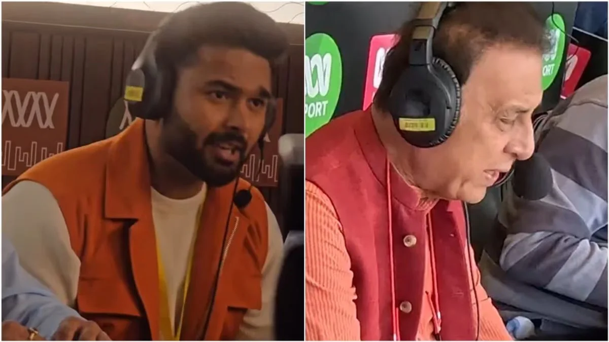 Rishabh Pant Mimics Sunil Gavaskar's Historic Commentary, Video Goes Viral