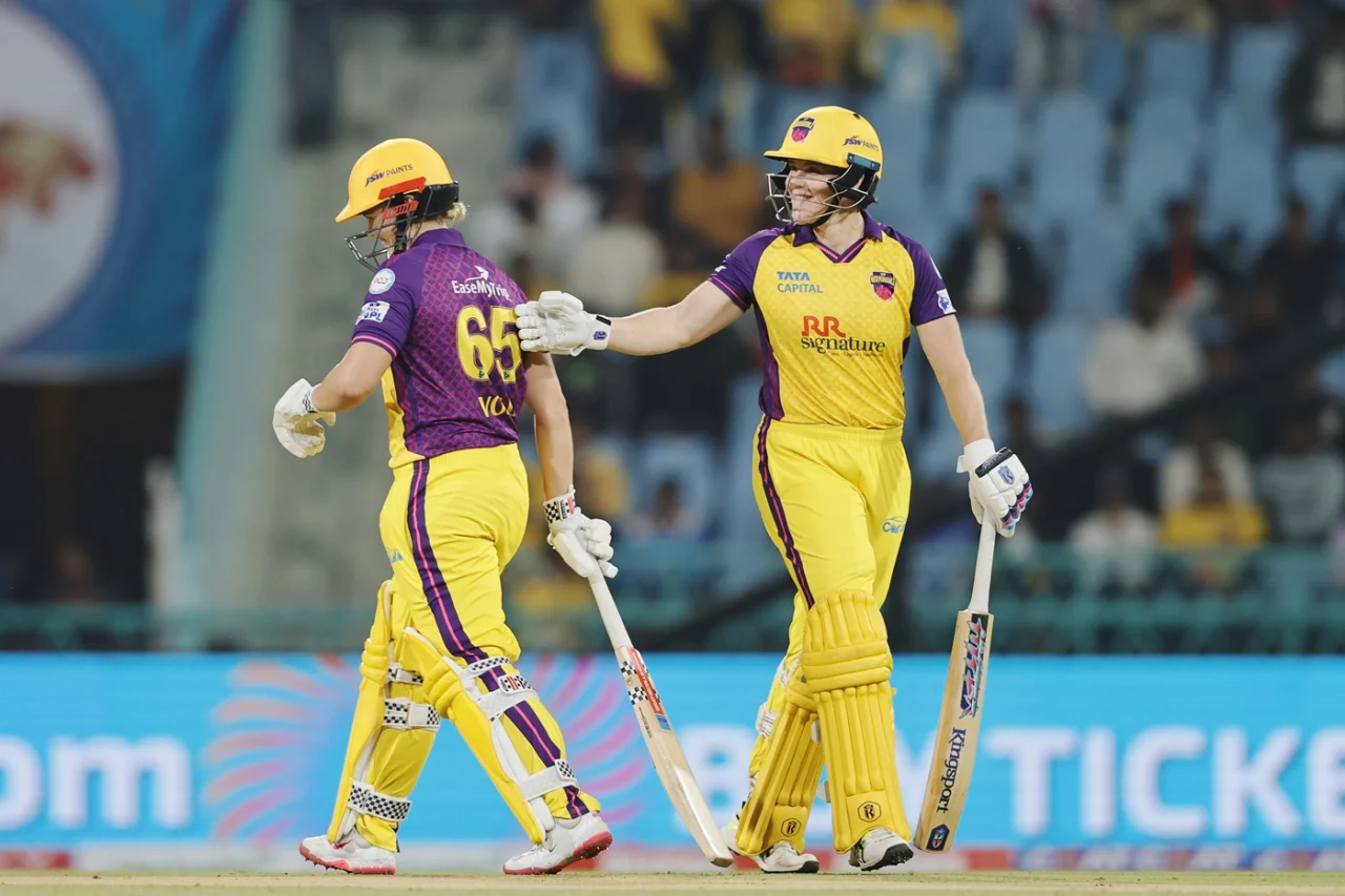 Mumbai Indians Win Over UP Warriors by 6 Wickets in WPL 2025 Lucknow Match (Credits- ESPN)