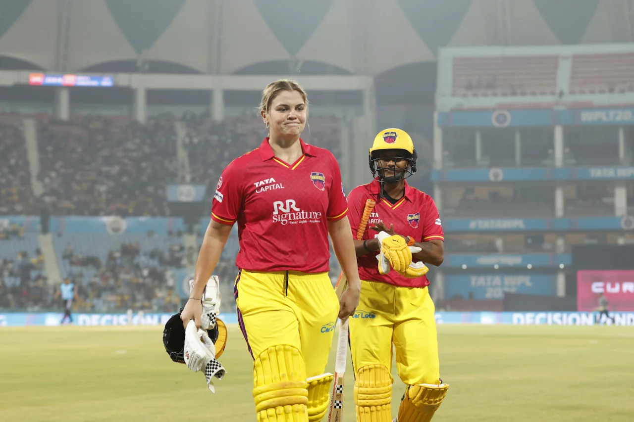 WPL 2025 RCB vs UPW: RCB Out After A 12 Run Loss By UP Warriorz (Credits- ESPN)