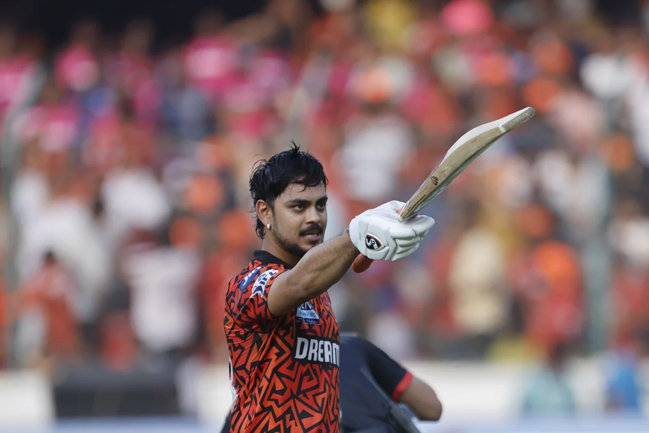 IPL 2025 SRH vs RR: Ishan Kishan Smashes Century Off 45 Balls (Credits- ESPN)