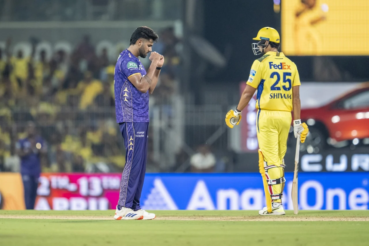 CSK vs KKR IPL 2025: KKR Thrash CSK as Chennai Register Historic Low at Chepauk (Credits- ESPN)