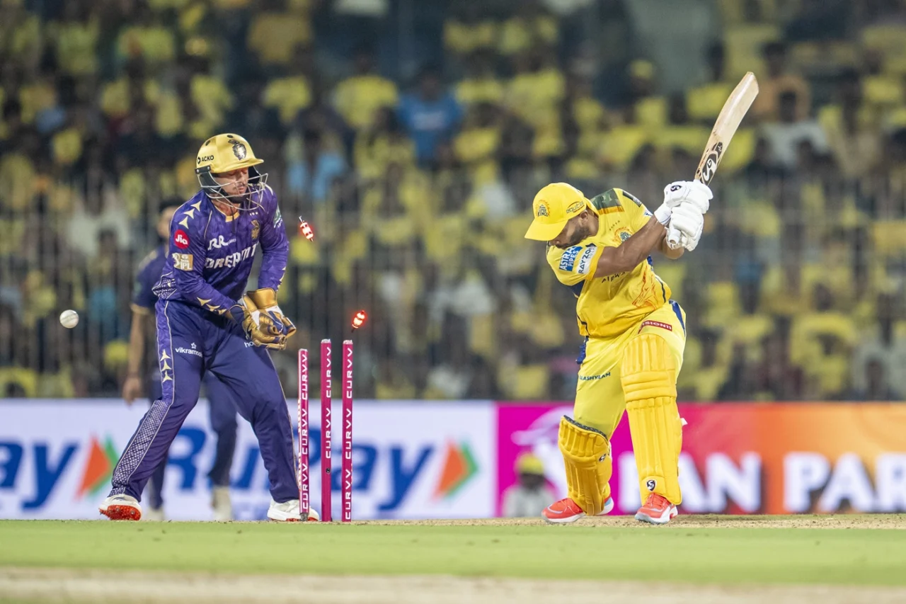 CSK vs KKR IPL 2025: KKR Thrash CSK as Chennai Register Historic Low at Chepauk (Credits- ESPN)