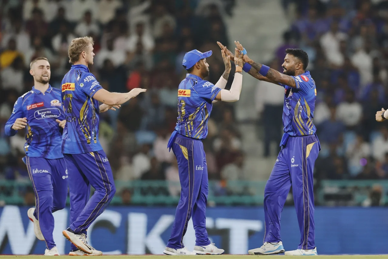 Hardik Pandya Takes 5-Wicket Haul In MI vs LSG IPL 2025 (PC - ESPN)