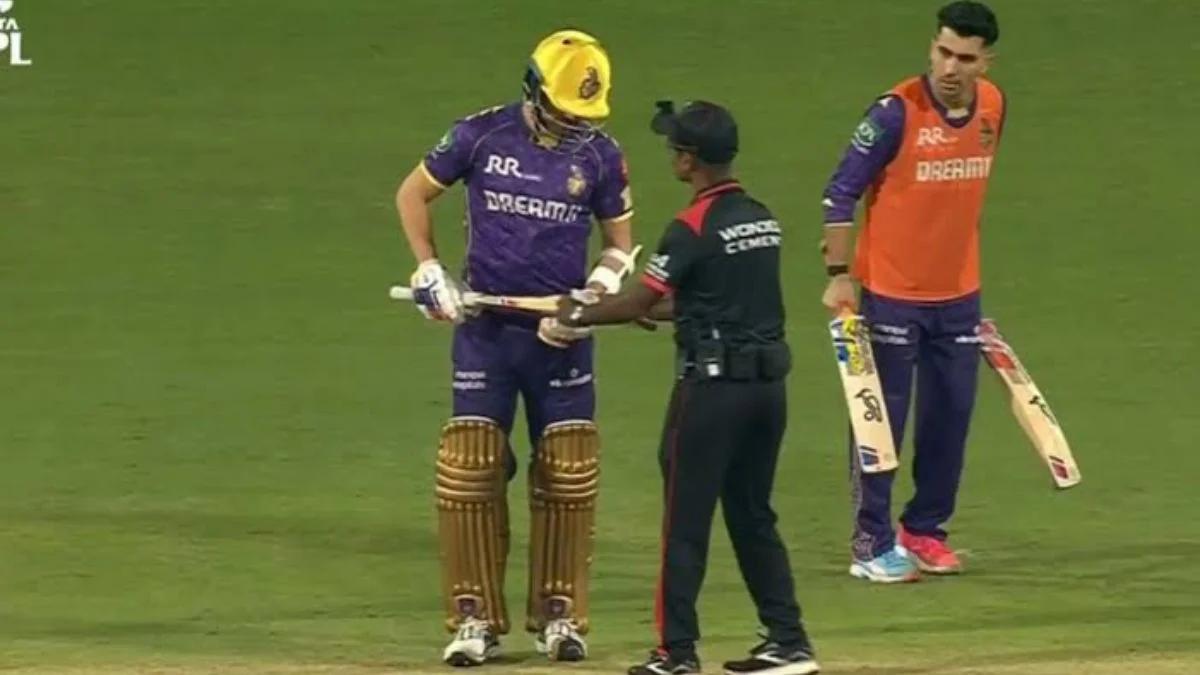 Nortje Failed Bat Gauge Test In KKR vs PBKS IPL 2025