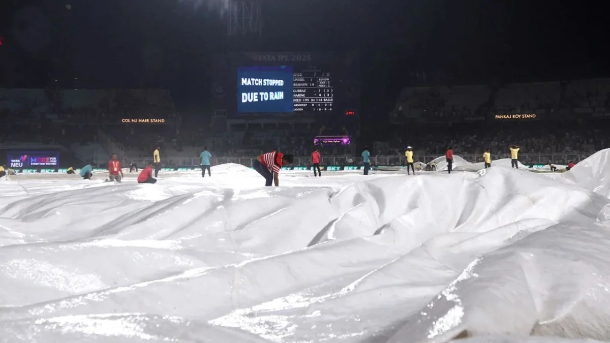 KKR vs PBKS IPL 2025 Match Abandoned Amidst Heavy Rain At Eden Gardens