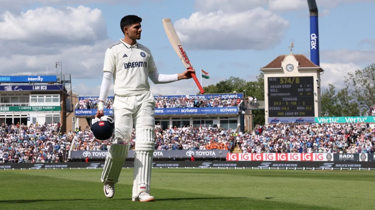 IND vs ENG 2nd Test: Shubman Gill 269 Guides India To 587