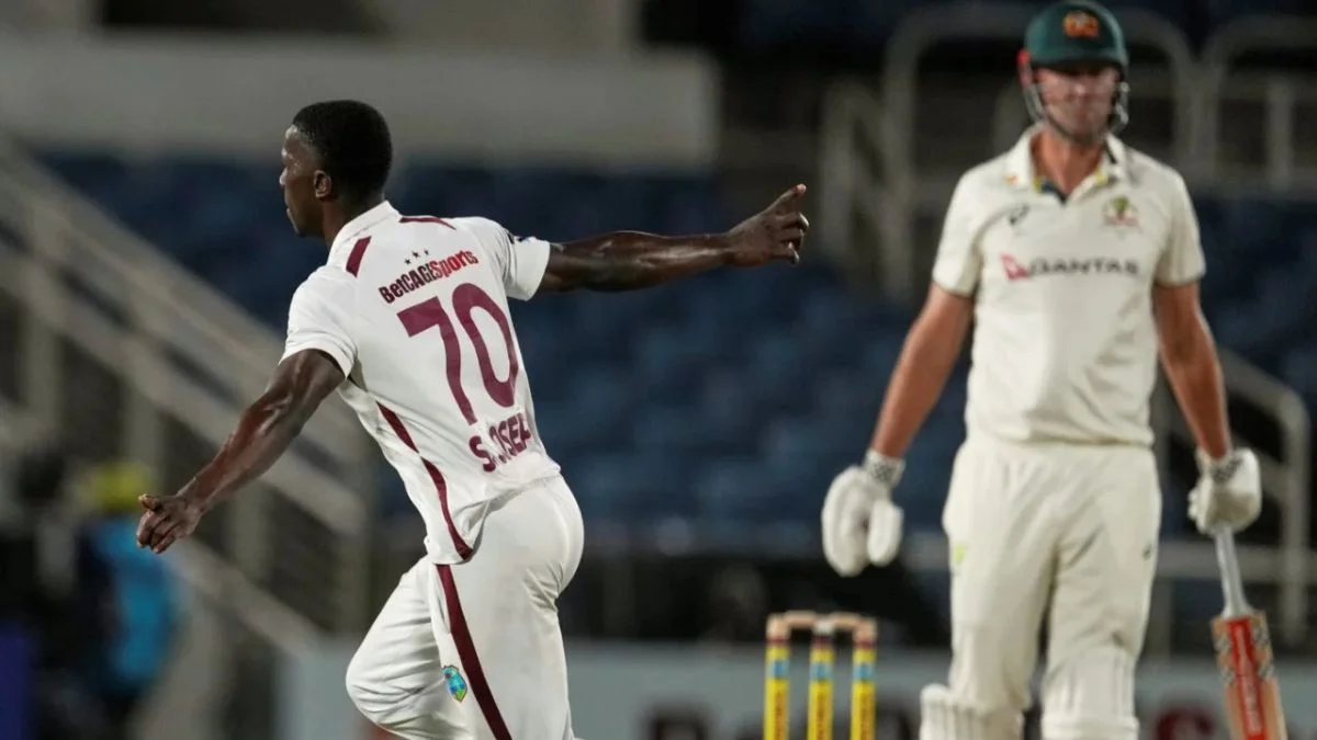 WI vs AUS: Shamar Joseph Sparkles As Australia Collapses For 225 On Day-Night Test